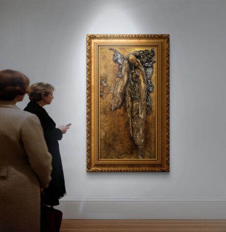 Trojjedinost 50 x 100 cm Kamenný závoj & akryl